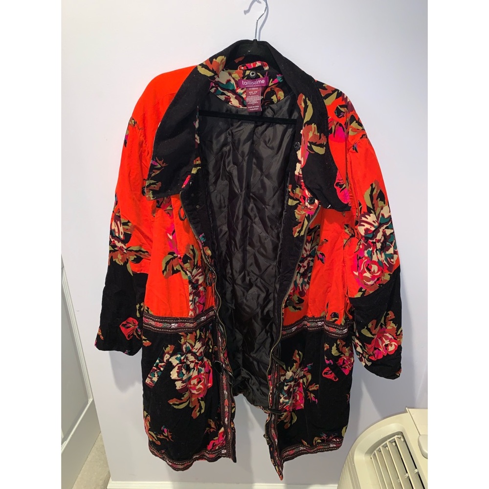 Tallissime Floral Print Coat